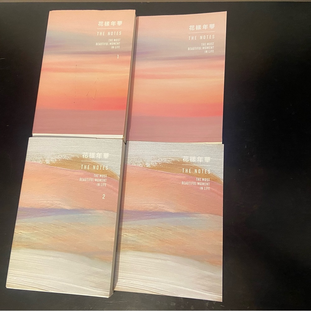 BTS THE NOTES The Most Beautiful Moment In Life 1 & 2 ENGLISH SET